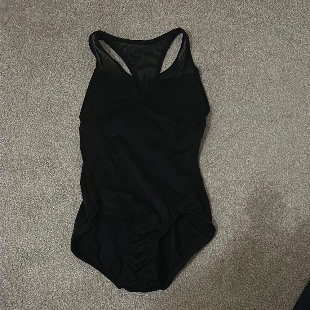 Black Strappy Dance Leotard